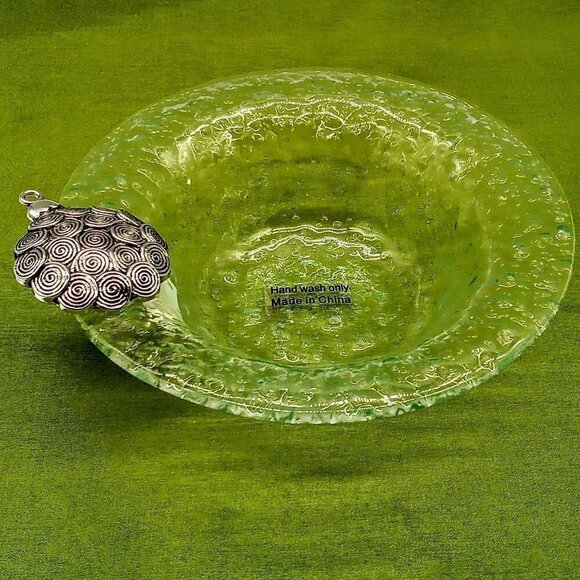 Mud Pie Ornament Holiday Glass Condiment Bowl NWT - Picture 2 of 5